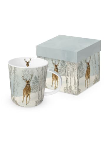 ppd Jumbotasse ''Cerf Hiver'' in Grau - 400 ml