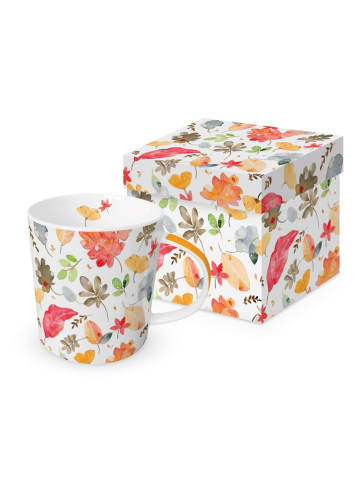 ppd Jumbotasse ''Fall Impression'' in Weiß/ Bunt - 400 ml