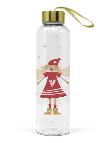 Tee-Zeit mit ppd Bidon "Lucy" w kolorze biało-złoto-czerwonym - 550 ml