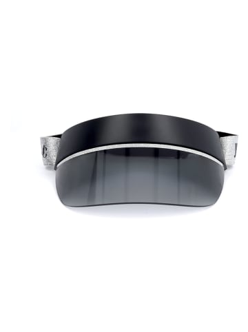 Jimmy Choo Damen-Sonnenbrille in Schwarz/ Silber