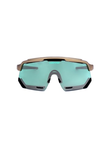 Lotto Unisekszonnebril goudkleurig/turquoise