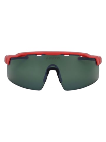 Lotto Okulary przeciwsłoneczne unisex w kolorze czerwonym