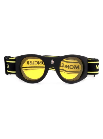 Moncler Okulary przeciwsłoneczne unisex w kolorze żółto-czarnym