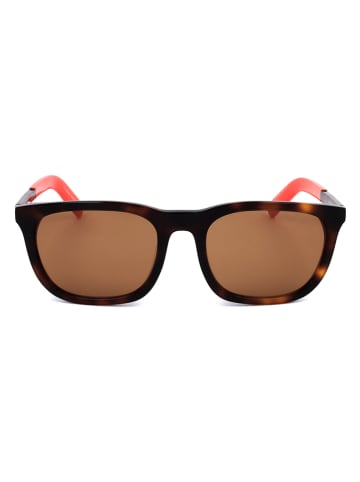 Moncler Uniseks zonnebril oranje/lichtbruin