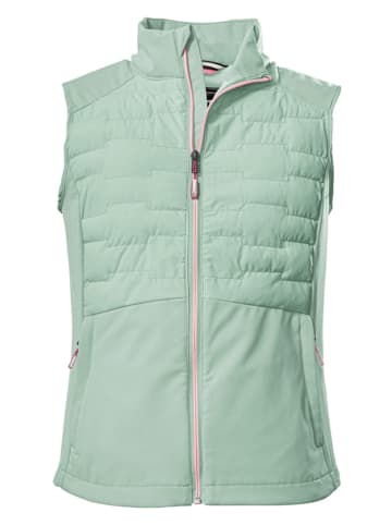 Killtec Hybride bodywarmer "KOS 26" lichtgroen