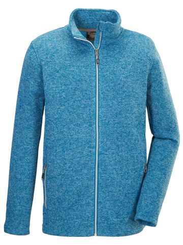 Killtec Fleece vest "KOS 368" lichtblauw