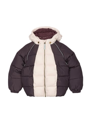 mikk-line Steppjacke in Braun/ Creme