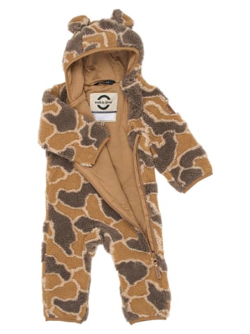 mikk-line Kombinezon polarowy w kolorze karmelowym