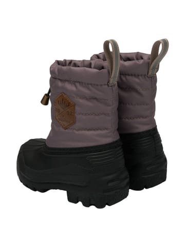 mikk-line Winterboots auberginekleurig/zwart