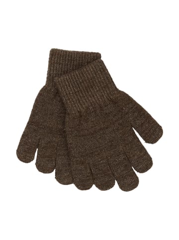 mikk-line 3-delige set: handschoenen beige/bruin/bordeaux