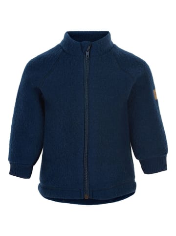 mikk-line Wolljacke in Dunkelblau
