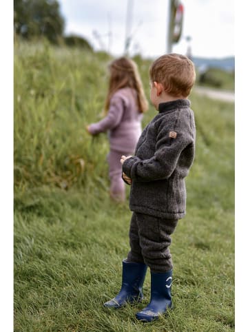 mikk-line Wollen broek donkerbruin