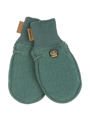 mikk-line Wollen wanten groen