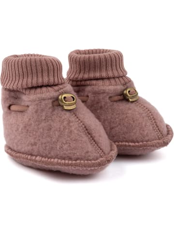 mikk-line Krabbelschuhe in Altrosa