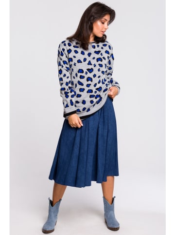 Be Wear Sweter w kolorze jasnoszaro-niebieskim