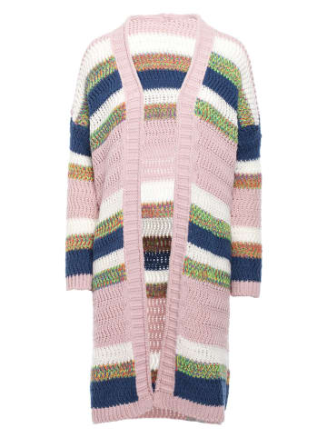 Be Wear Vest lichtroze/meerkleurig/donkerblauw