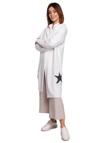 Be Wear Cardigan in Weiß/ Schwarz