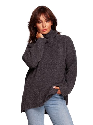 Be Wear Rollkragenpullover in Anthrazit