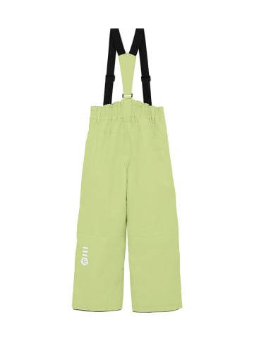 Color Kids Spodnie narciarskie w kolorze zielonym
