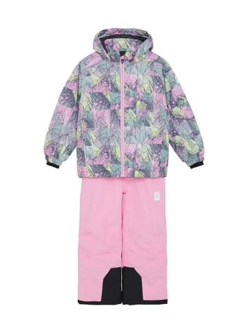 Color Kids 2-delige ski-/snowboardoutfit lichtroze/turquoise