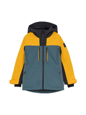 Color Kids Ski-/ Snowboardjacke in Blau/ Gelb