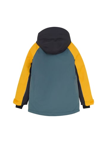 Color Kids Ski-/ Snowboardjacke in Blau/ Gelb