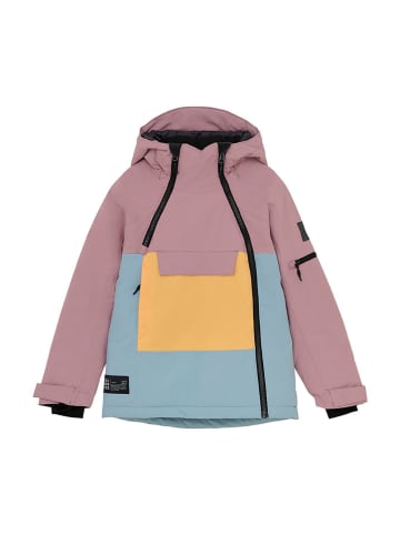 Color Kids Ski-/ Snowboardjacke in Rosa/ Hellblau