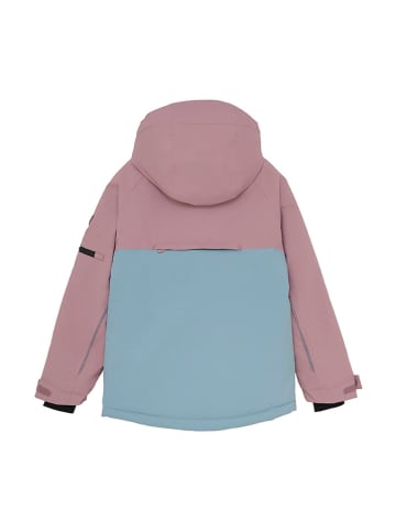 Color Kids Ski-/ Snowboardjacke in Rosa/ Hellblau