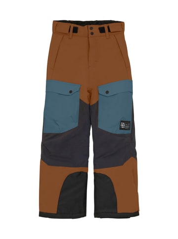 Color Kids Spodnie narciarskie w kolorze jasnobrązowym