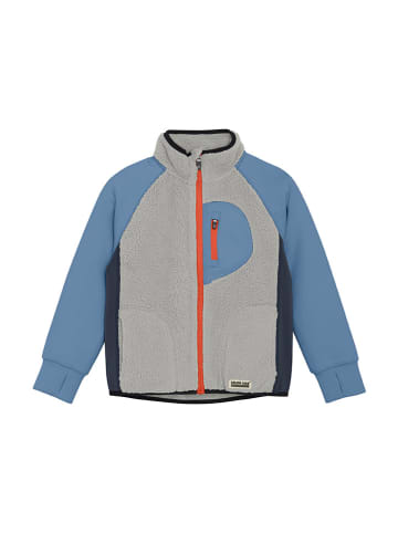 Color Kids Fleecejacke in Grau/ Blau