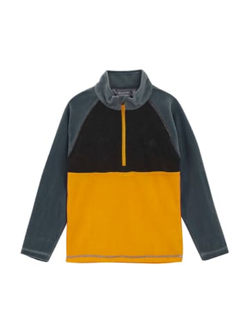 Color Kids Bluza polarowa w kolorze żółto-czarno-niebieskim