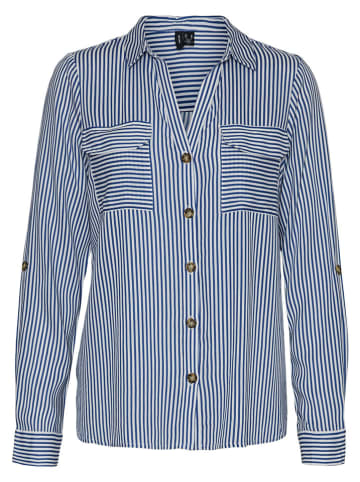 Vero Moda Koszula w kolorze niebiesko-białym