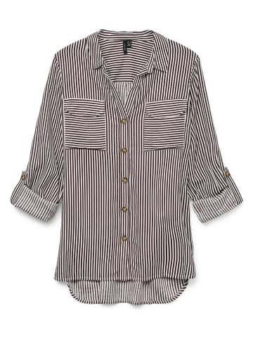 Vero Moda Blouse bordeaux/wit