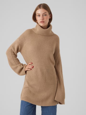 Vero Moda Rollkragenpullover "Sayla" in Beige
