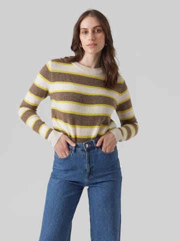 Vero Moda Trui bruin/crème