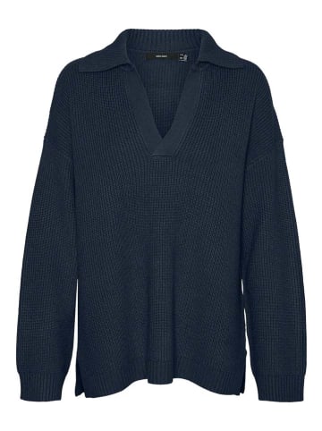 Vero Moda Sweter "Luna" w kolorze granatowym
