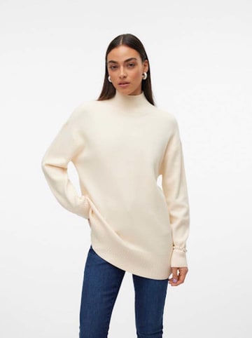 Vero Moda Sweter "Gold" w kolorze kremowym