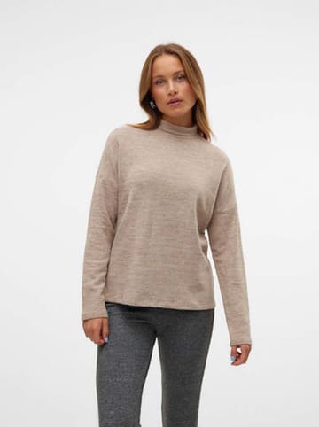 Vero Moda Sweter w kolorze jasnobrązowym