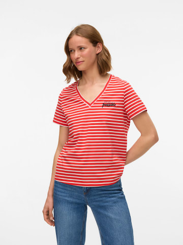 Vero Moda Koszulka w kolorze czerwonym