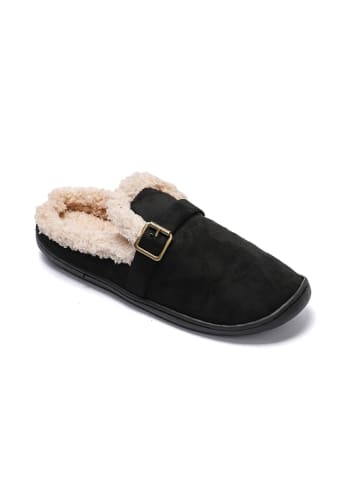 Confly Pantoffels zwart