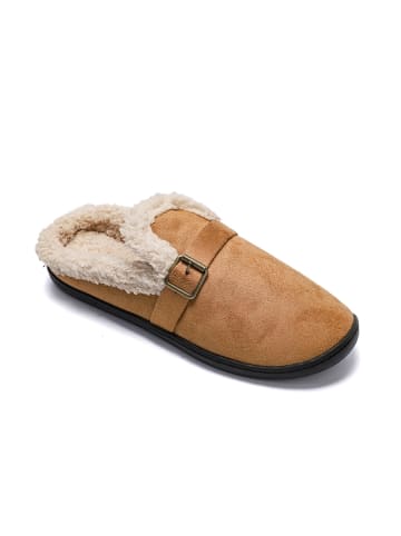Confly Hausschuhe in Hellbraun