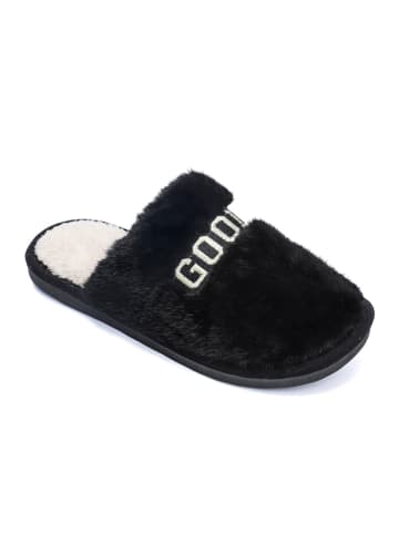 Confly Pantoffels zwart