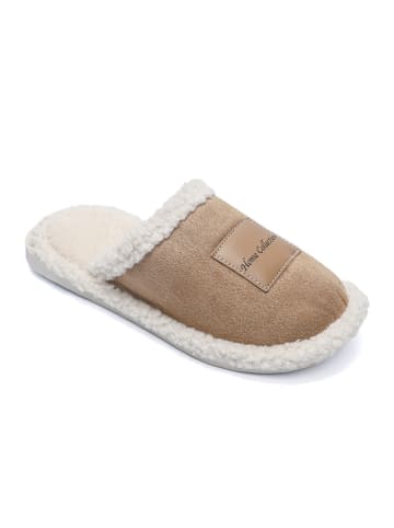 Confly Kapcie w kolorze jasnobrązowym