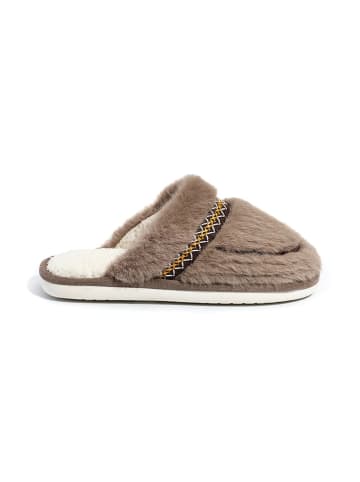 Confly Hausschuhe in Taupe 