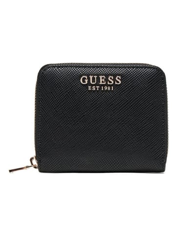 Guess Portfel w kolorze czarnym - 11 x 9,5 cm
