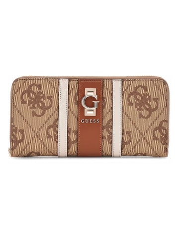 Guess Portfel w kolorze jasnobrązowo-beżowym - 14 x 9 x 3 cm