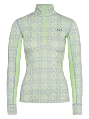 KARI TRAA Merinowollen thermo-onderhemd "Rose" mintgroen