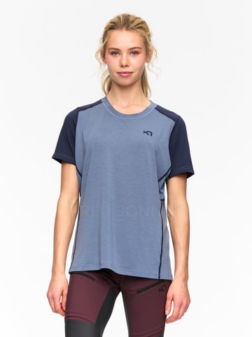 KARI TRAA Wandershirt "Sanne" in Blau