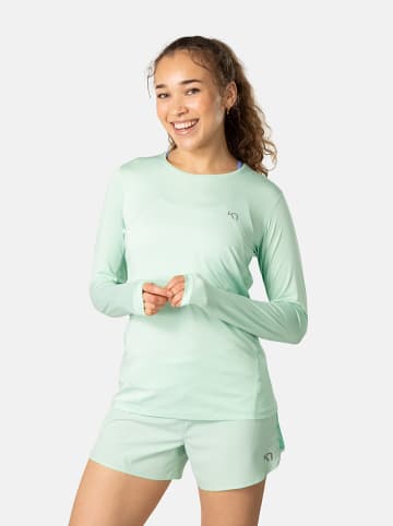 KARI TRAA Functionele longsleeve "Nora 2.0" lichtgroen