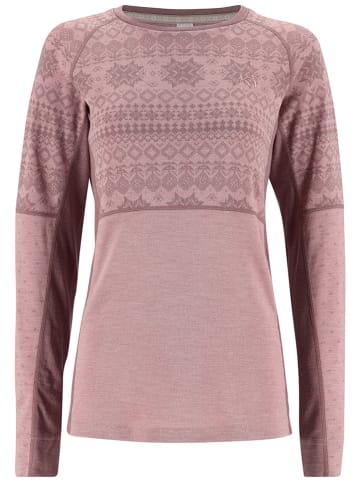 KARI TRAA Woll-Thermounterhemd "Vilma" in Rosa